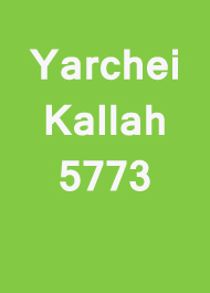 Yarchei Kallah 5773